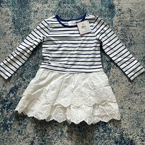 Hannah Anderson striped dress size 100 (5)
